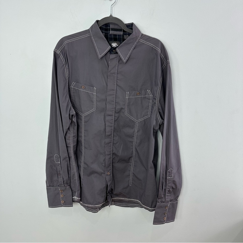 English Laundry Blaque Label by Christopher Wicks Size XXL Gray Men's Shirt